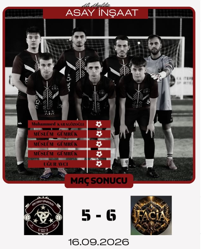 Acısu United Instagram Post